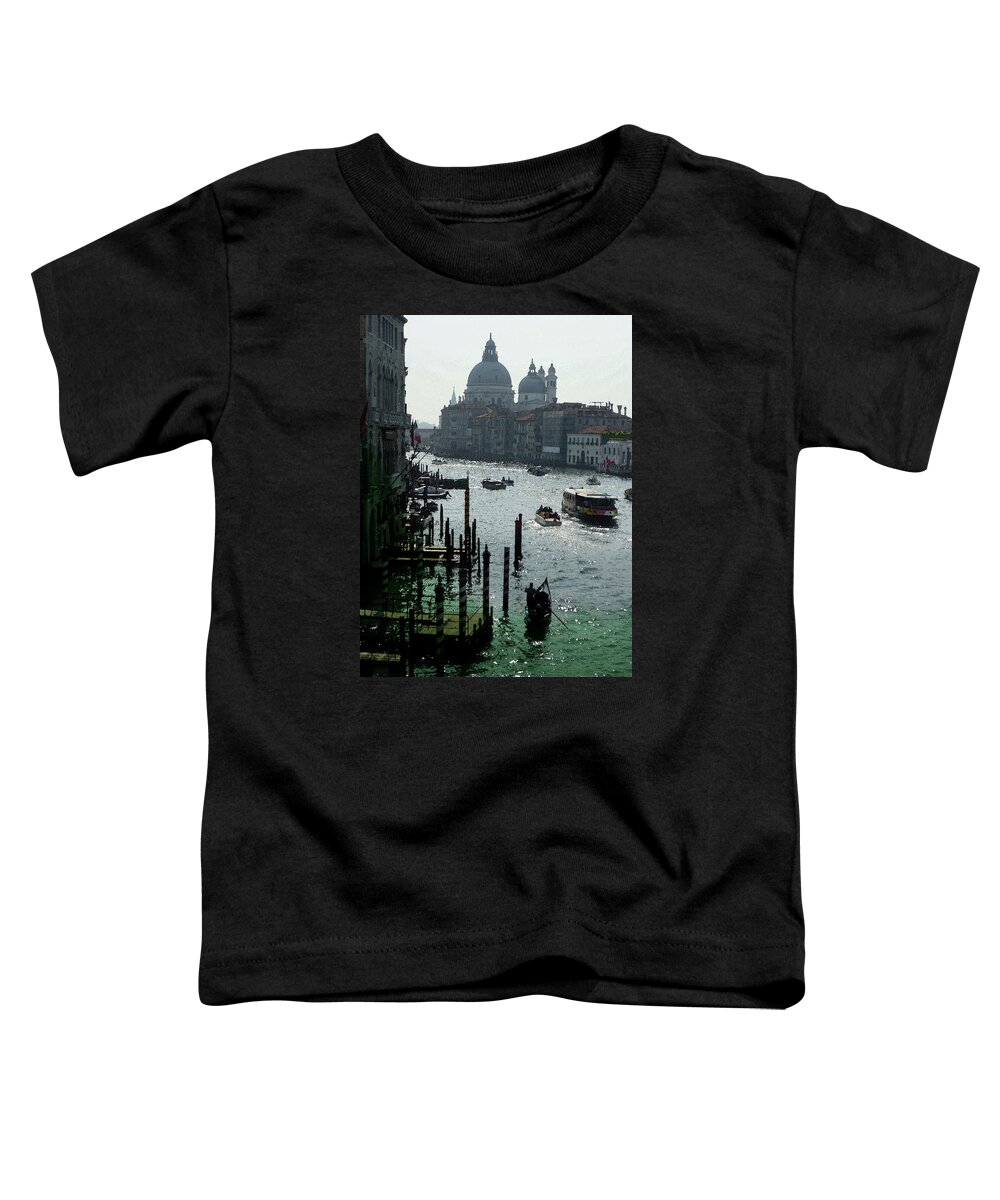 Italy Toddler T-Shirt featuring the photograph Venice Grand Canale Italy Summer by Irina Sztukowski