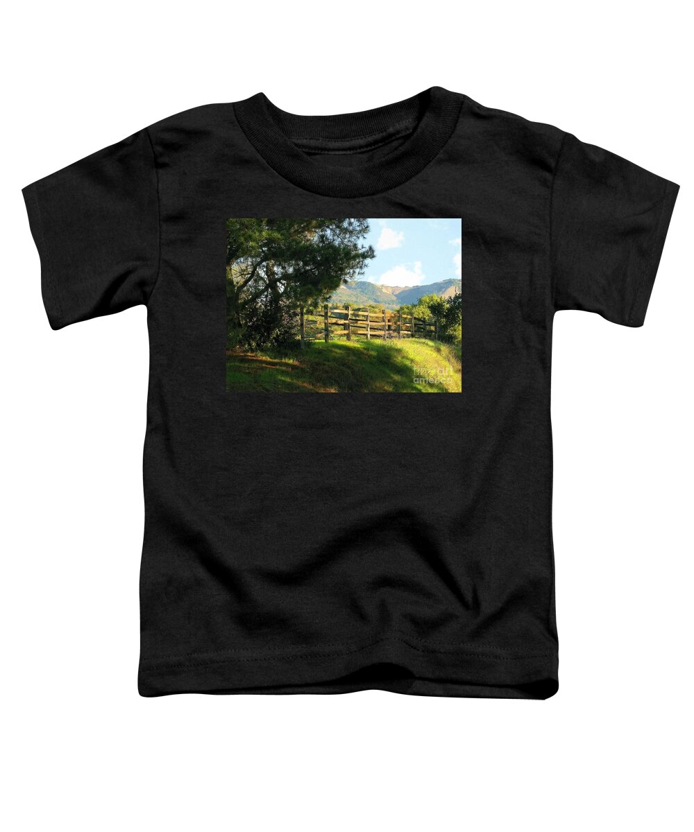 Landscape Toddler T-Shirt featuring the photograph Warm Memories by Ellen Cotton