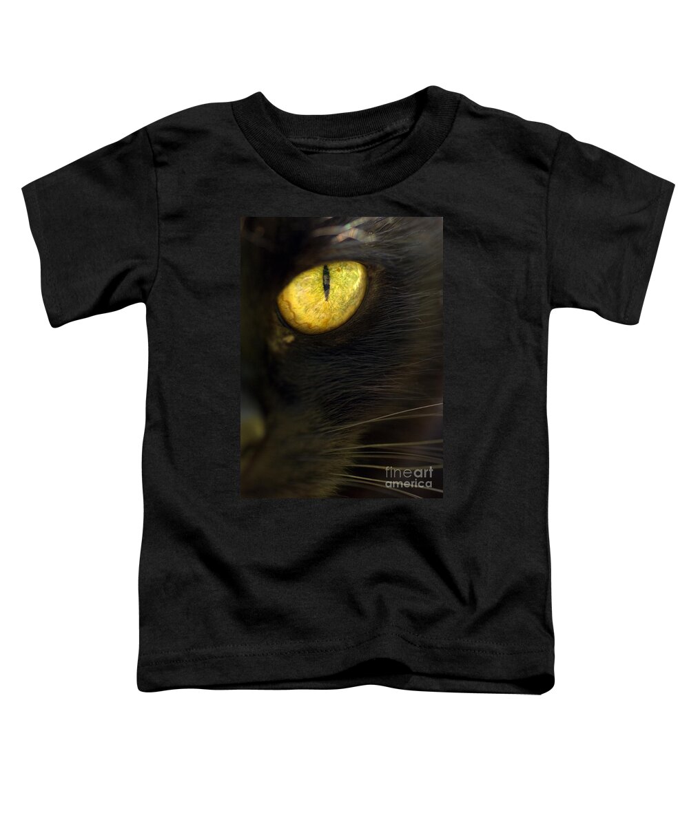 Velvet Toddler T-Shirt featuring the photograph Watching You by Anne Gilbert