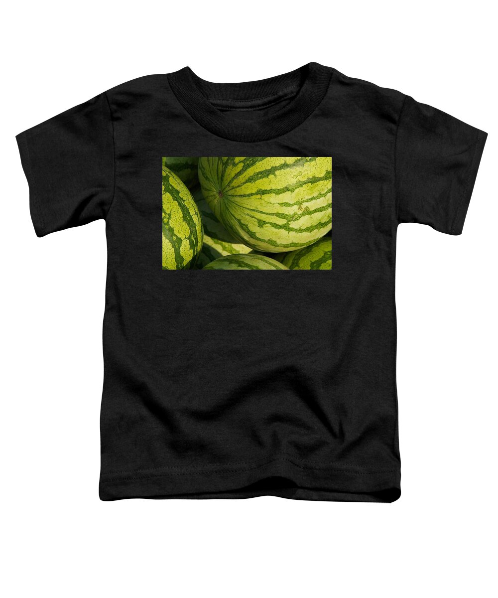 Watermelon Toddler T-Shirt featuring the photograph Watermelons by Stuart Litoff