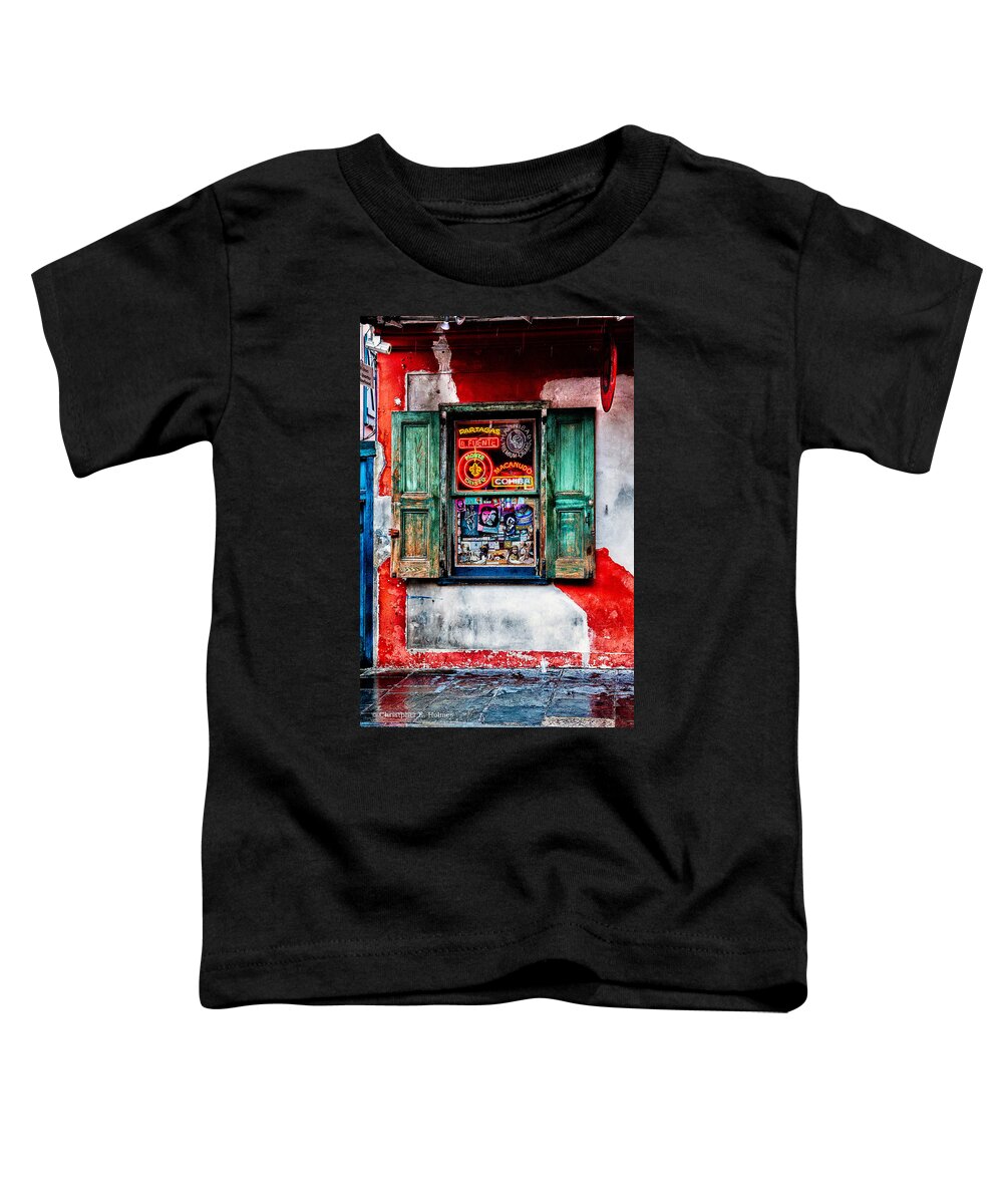 Structure Toddler T-Shirt featuring the photograph Weathered Shop by Christopher Holmes