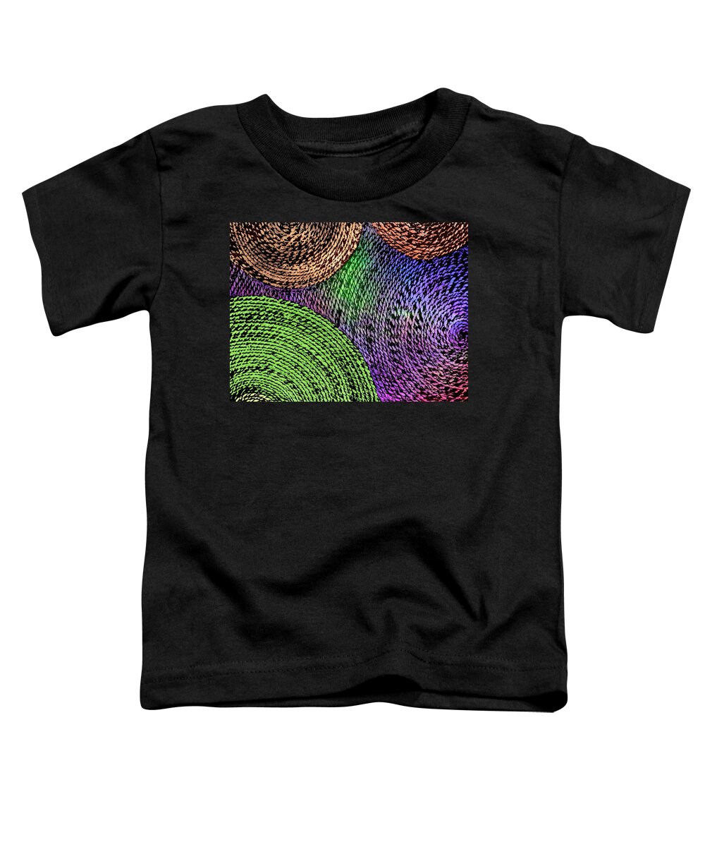 Circles Toddler T-Shirt featuring the photograph Weaving Universe by Glenn McCarthy Art and Photography
