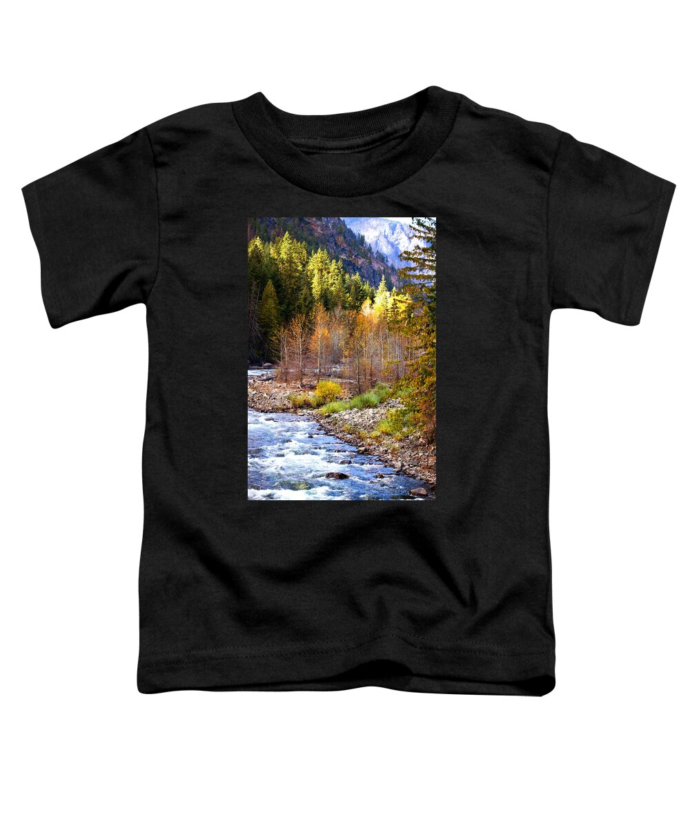 Wenatchee River Toddler T-Shirt featuring the photograph Wenatchee River - Leavenworth - Washington by Marie Jamieson