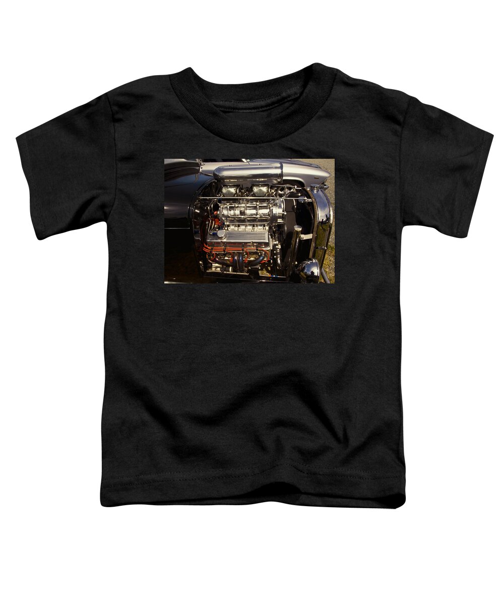 Hot Rod Toddler T-Shirt featuring the photograph What makes it Go by Ron Roberts