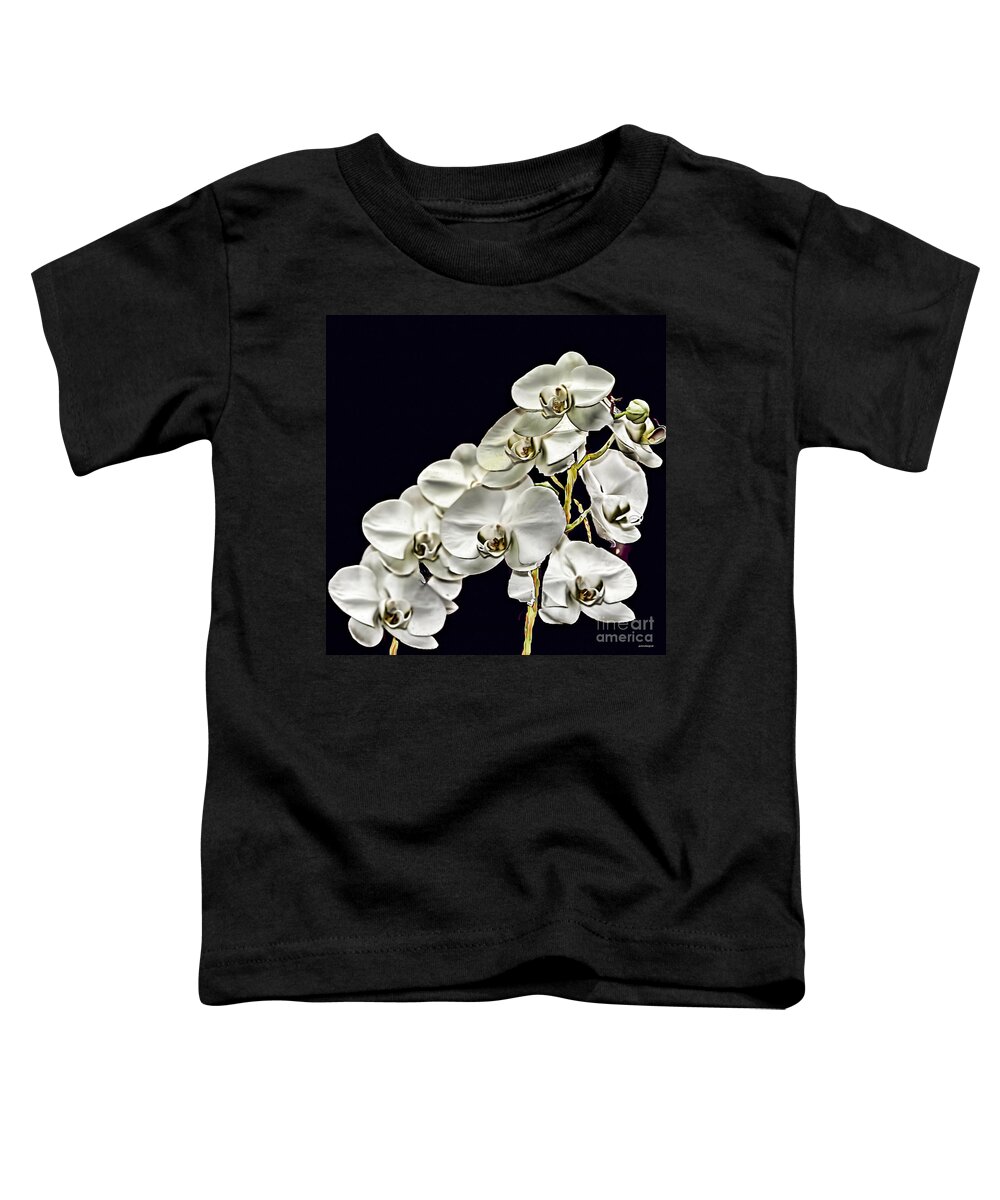 White Orchids Toddler T-Shirt featuring the photograph White Orchids by Tom Prendergast