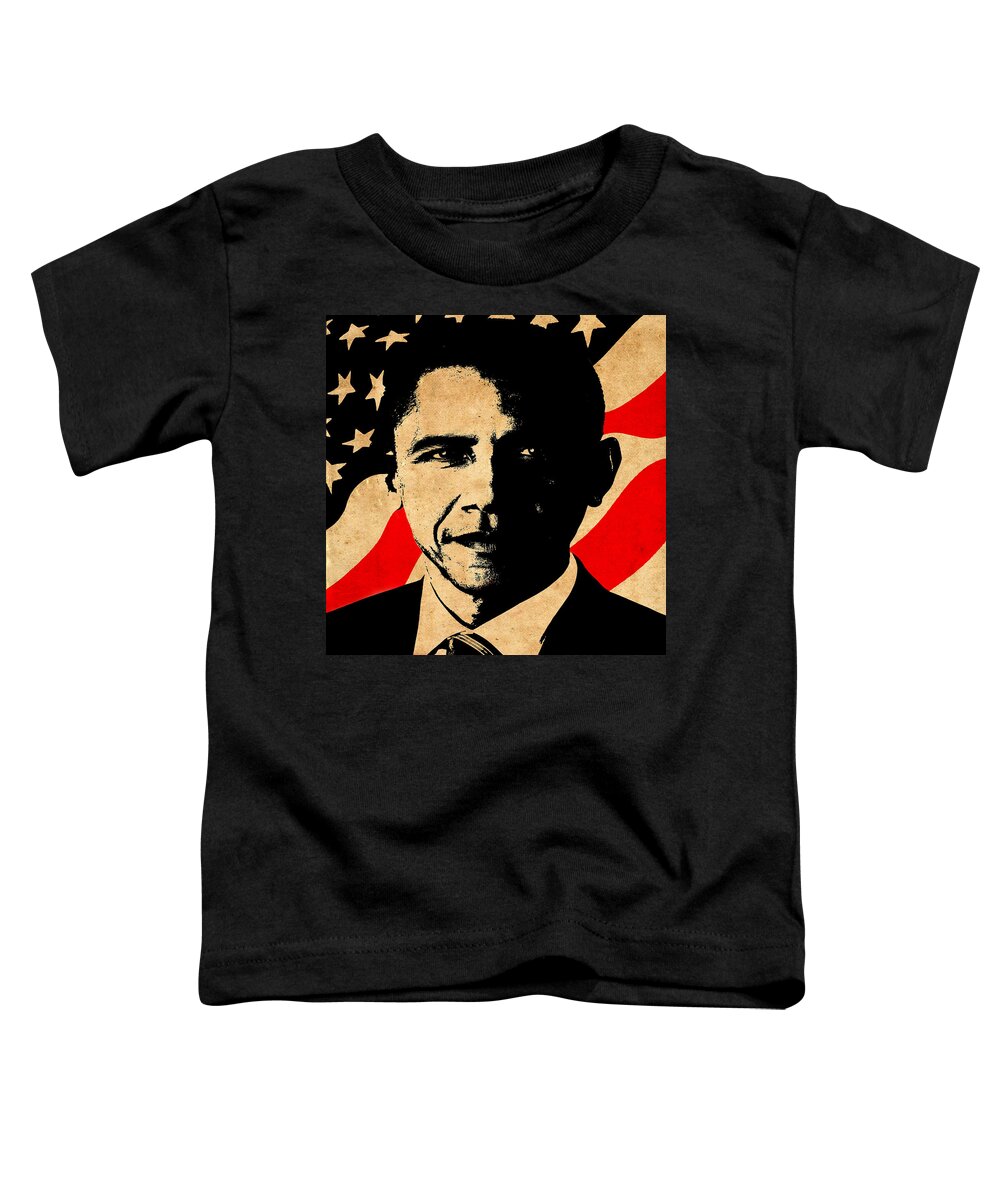 Obama Toddler T-Shirt featuring the photograph World Leaders 1 by Andrew Fare