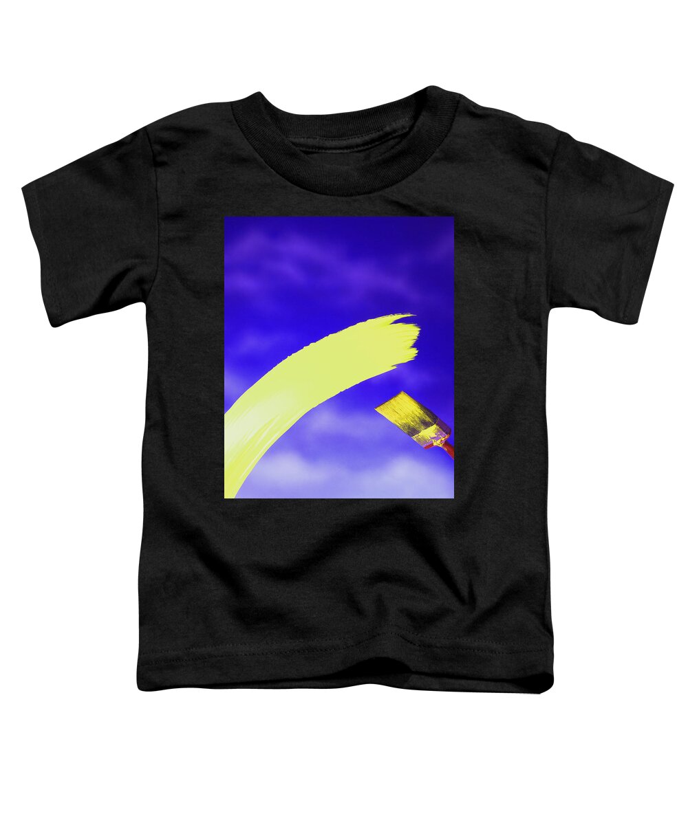 Photo Decor Toddler T-Shirt featuring the photograph Yellow and Blue by Steven Huszar
