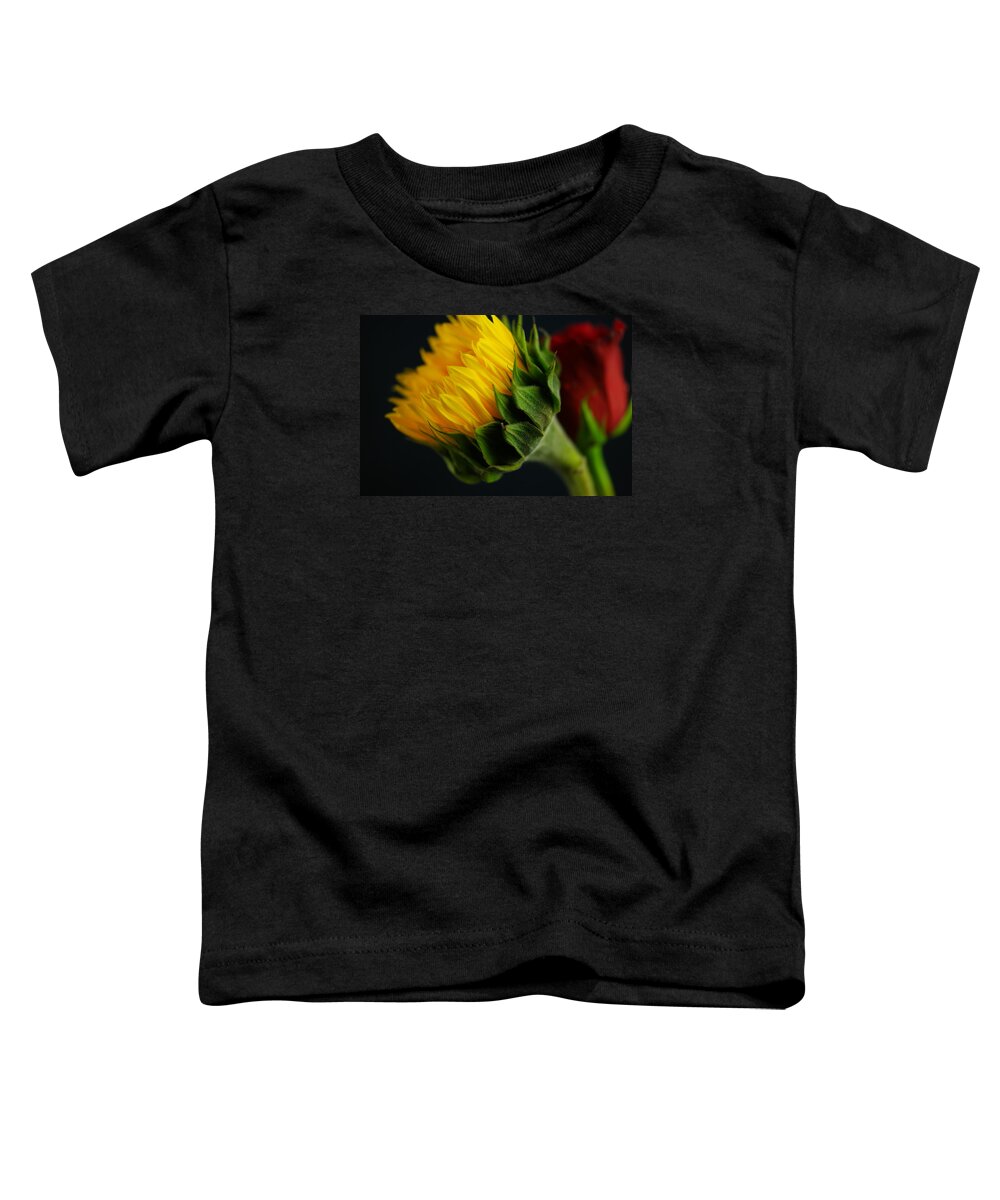 Flower Toddler T-Shirt featuring the photograph Yellow floral by Jeff Swan