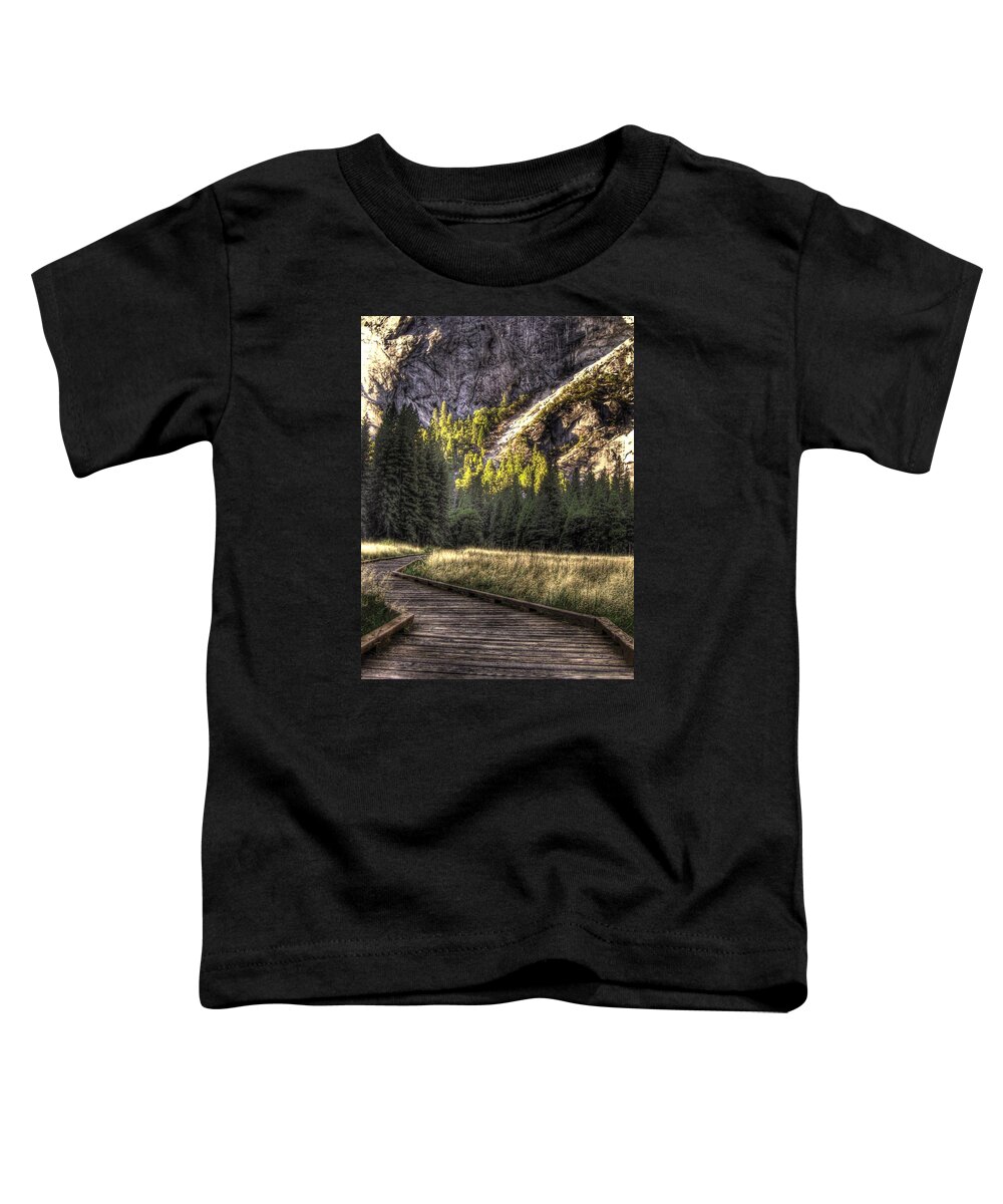Yosemite Toddler T-Shirt featuring the photograph Yosemite National Park Path by Jane Linders