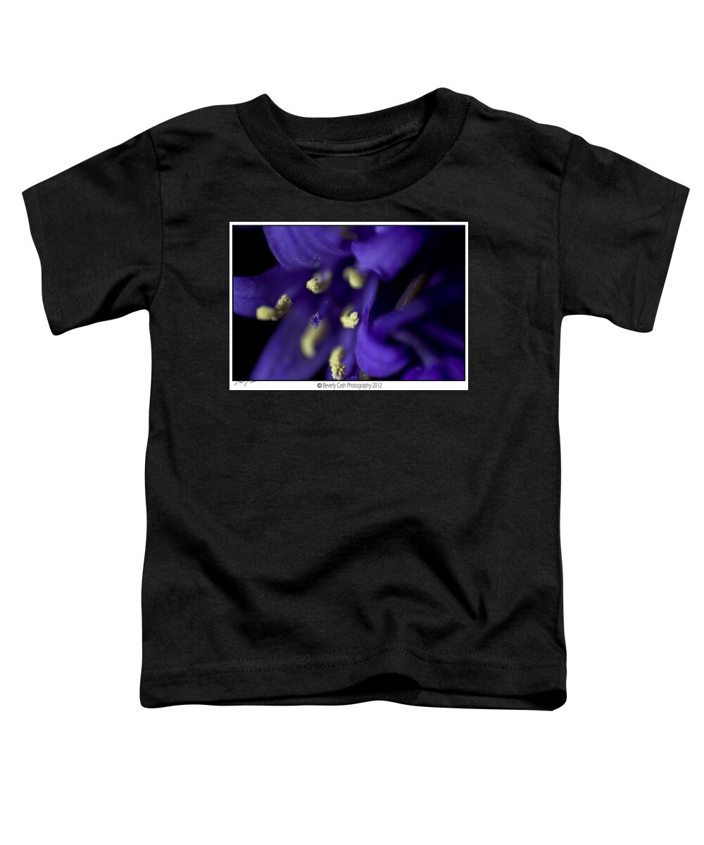 Abstract Toddler T-Shirt featuring the photograph Bluebells by B Cash
