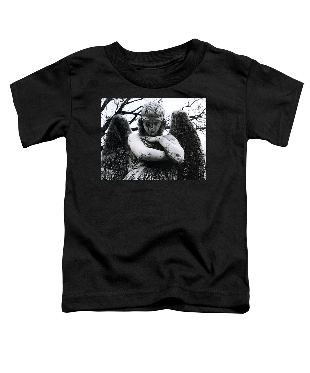 Angel Toddler T-Shirt featuring the photograph Bellefontaine Angel #1 by Jane Linders