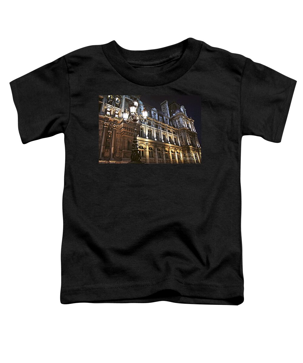 Architecture Toddler T-Shirt featuring the photograph Hotel de Ville in Paris 2 by Elena Elisseeva