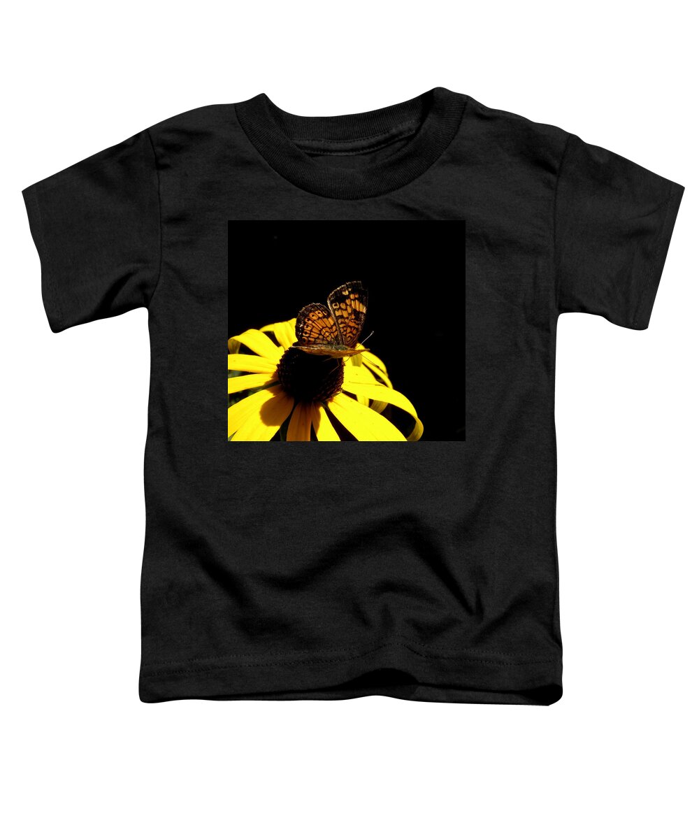 Butterfly Toddler T-Shirt featuring the photograph 2 Beauties In One by Kim Galluzzo