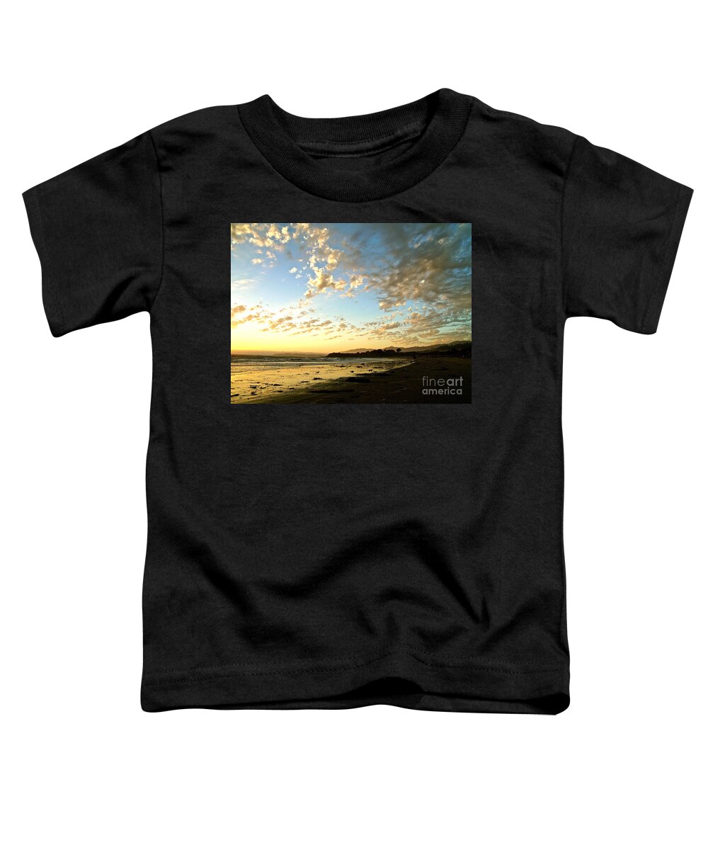 Beach Toddler T-Shirt featuring the photograph End of Day by Parrish Todd