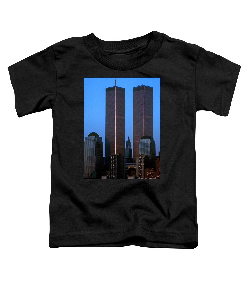 Wtc Toddler T-Shirt featuring the photograph View From Liberty Park by Mark Gilman