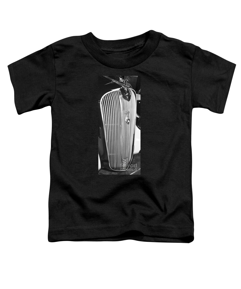 1936 Toddler T-Shirt featuring the photograph 36 Plymouth Grille by Tim Mulina