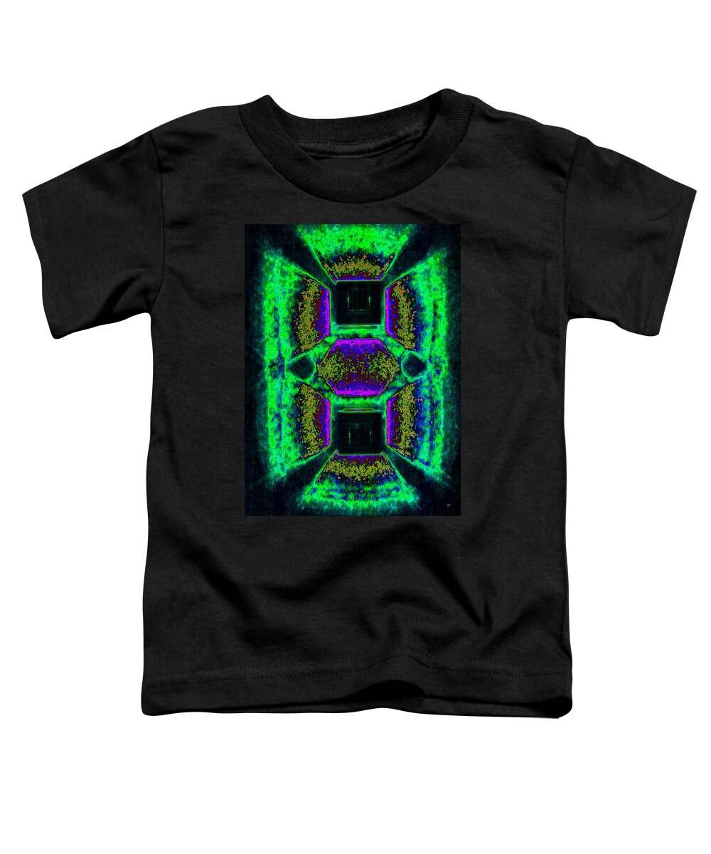 Abstract Fusion Toddler T-Shirt featuring the digital art Abstract Fusion 139 by Will Borden