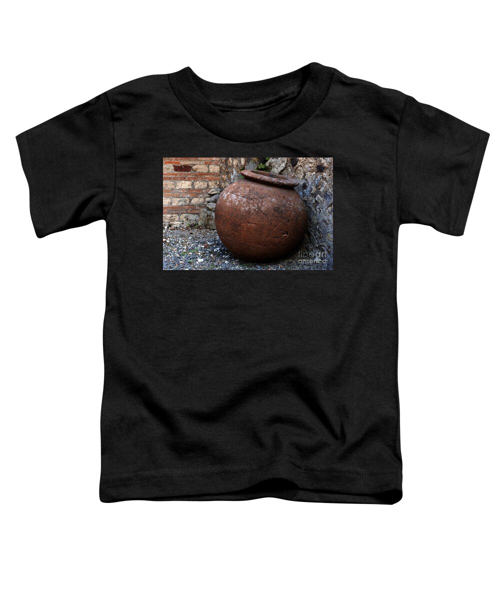Pompeii Toddler T-Shirt featuring the photograph Ancient Relics Of Pompeii by Bob Christopher