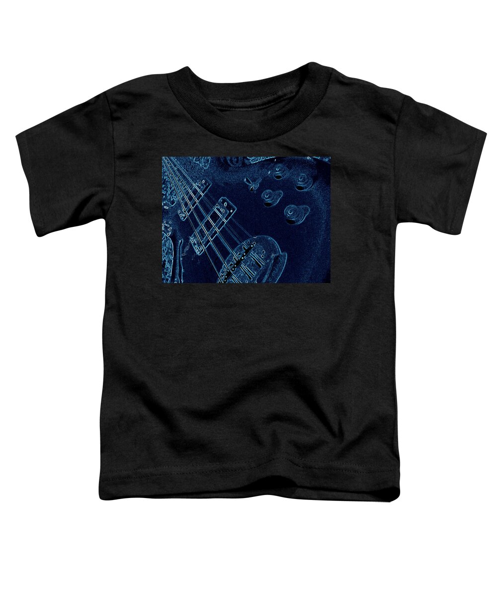 Music Toddler T-Shirt featuring the photograph Bassic Blueprint by Chris Berry