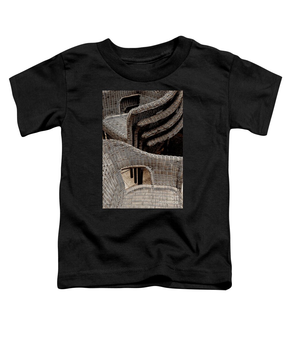 Chairs Toddler T-Shirt featuring the photograph Chair Abstract by Eena Bo