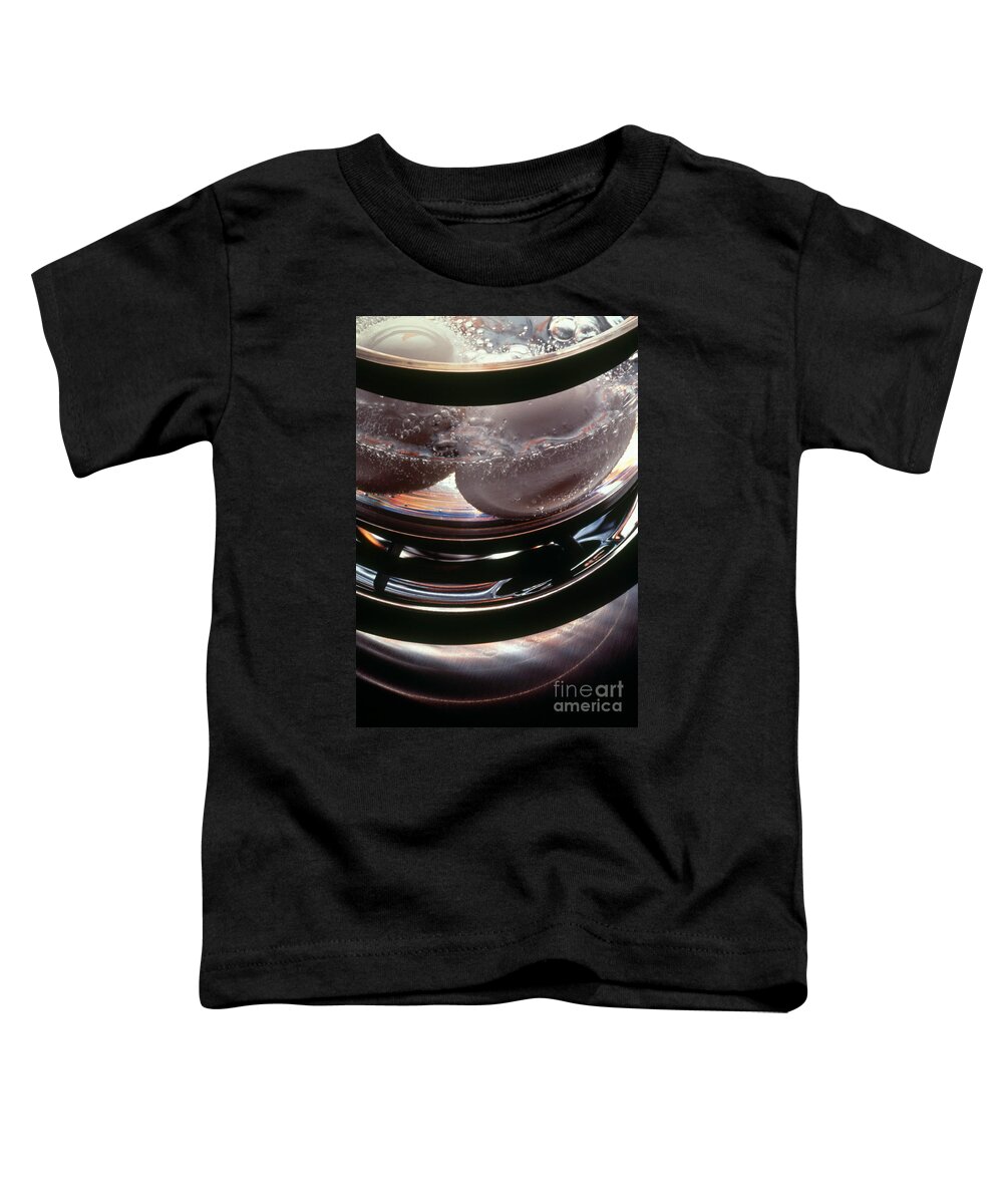 Egg Toddler T-Shirt featuring the photograph Eggs Cooking by Photo Researchers, Inc.