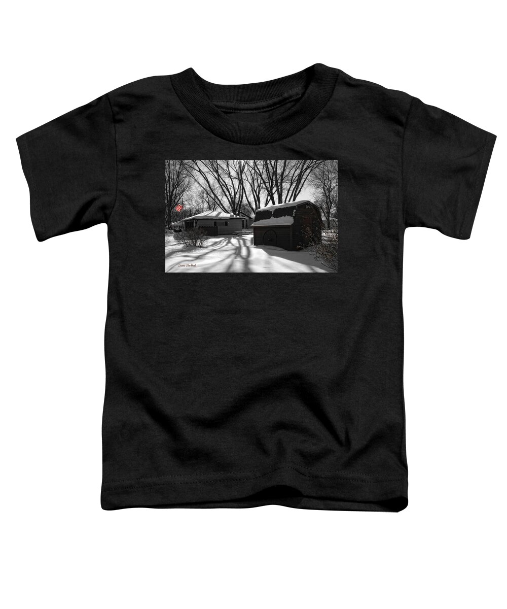 Winter Toddler T-Shirt featuring the photograph Freedom From Winter by Donna Blackhall