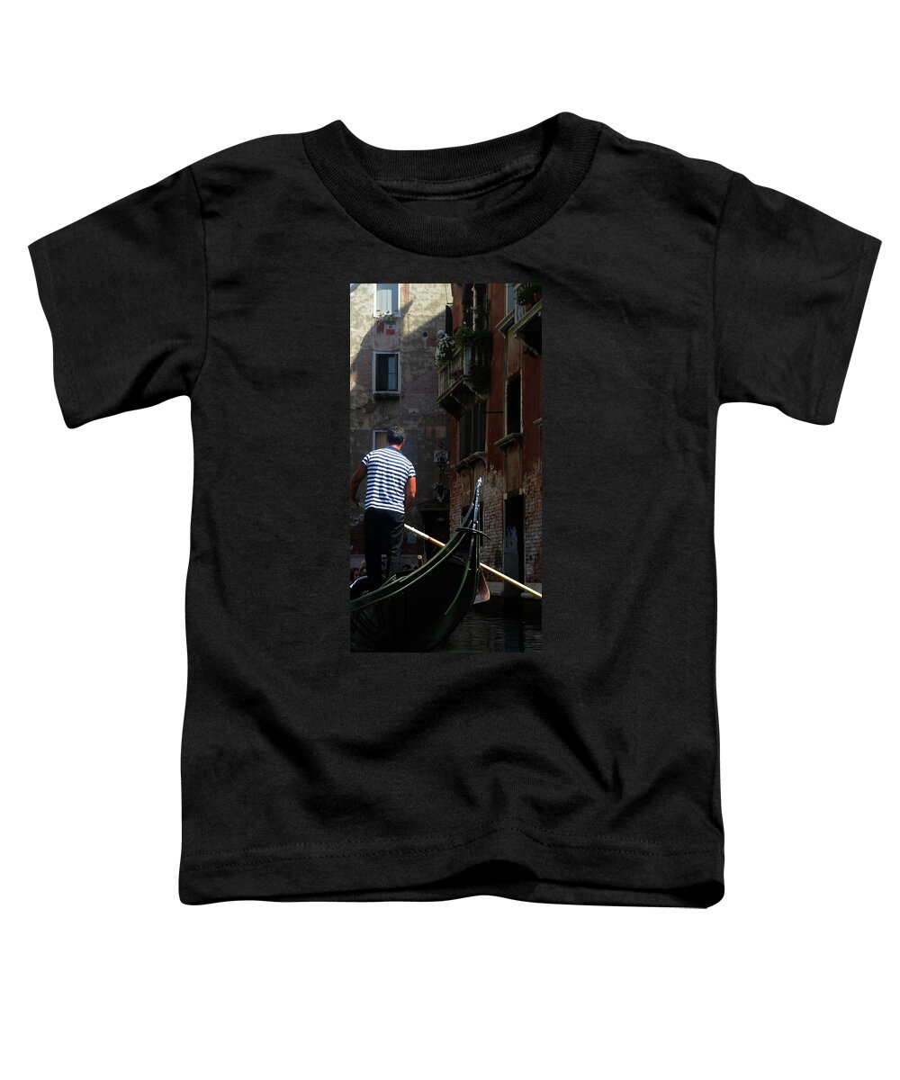 Italy Toddler T-Shirt featuring the photograph Gandola Ride by La Dolce Vita
