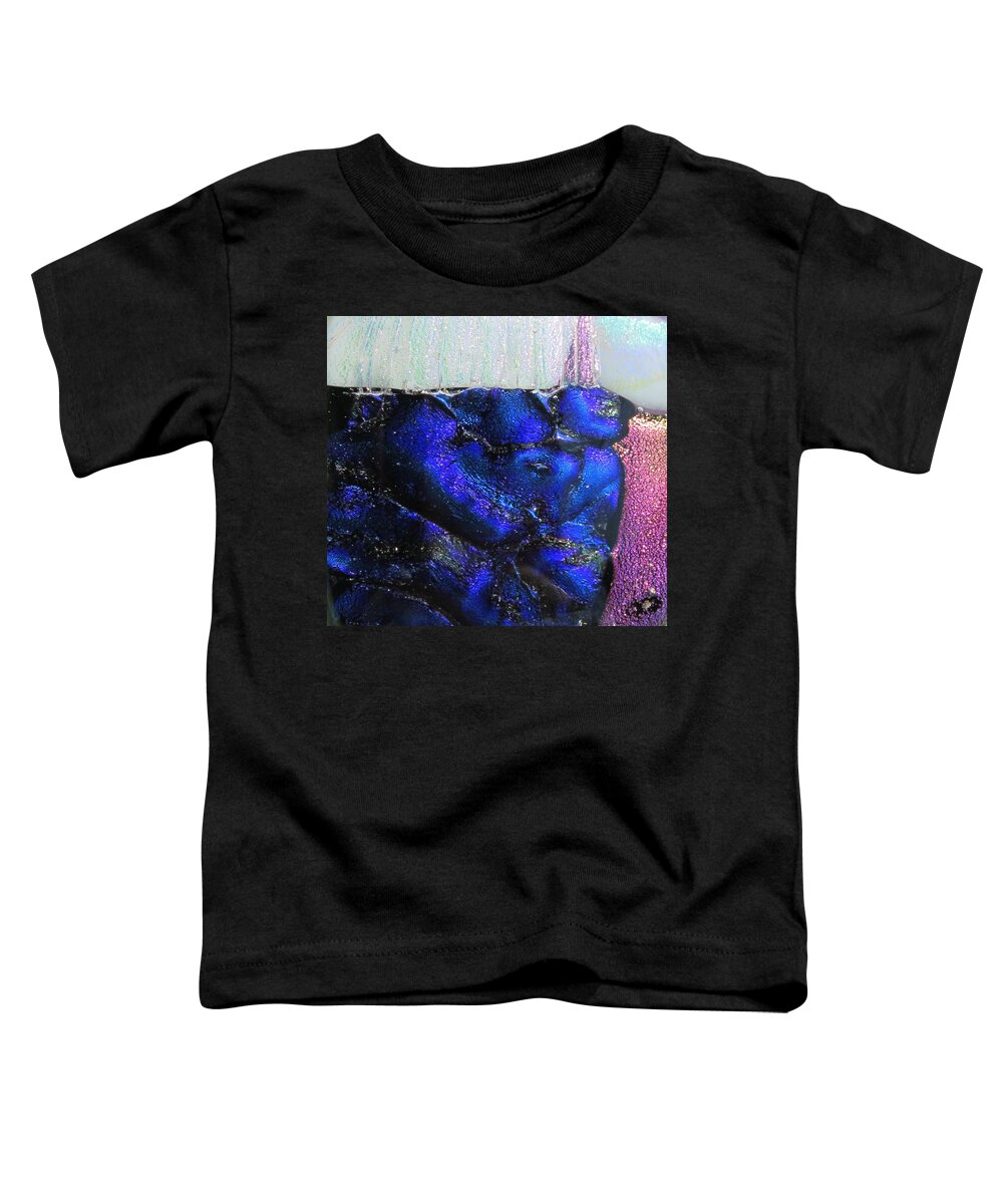 Glass Toddler T-Shirt featuring the painting Glass River by Kathy Sheeran