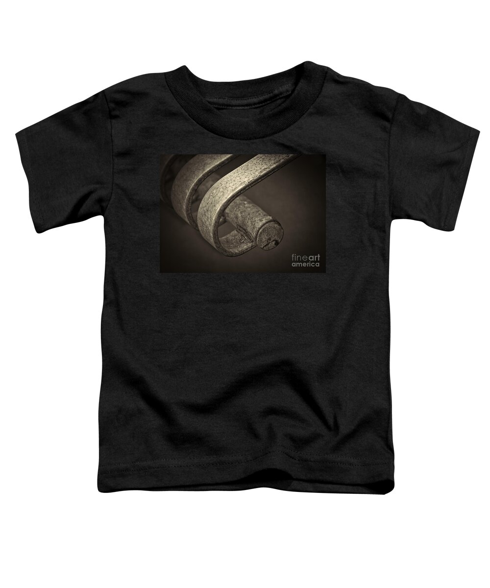 Curved Toddler T-Shirt featuring the photograph Hooked. by Clare Bambers