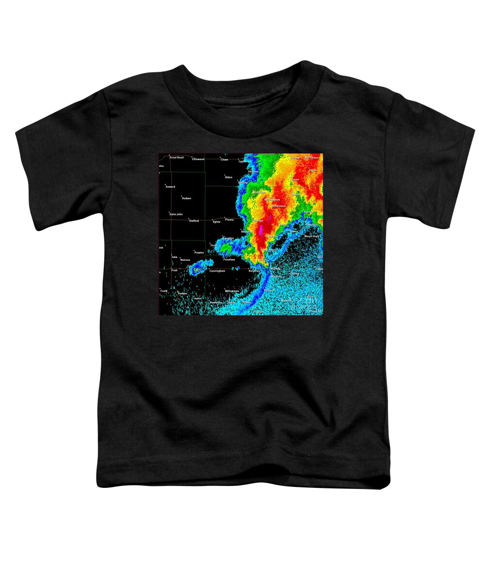 Science Toddler T-Shirt featuring the photograph Intense Storm, Radar by Science Source