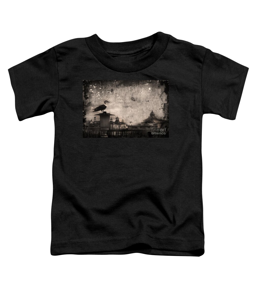 Yhun Suarez Toddler T-Shirt featuring the photograph King Of The Pier by Yhun Suarez
