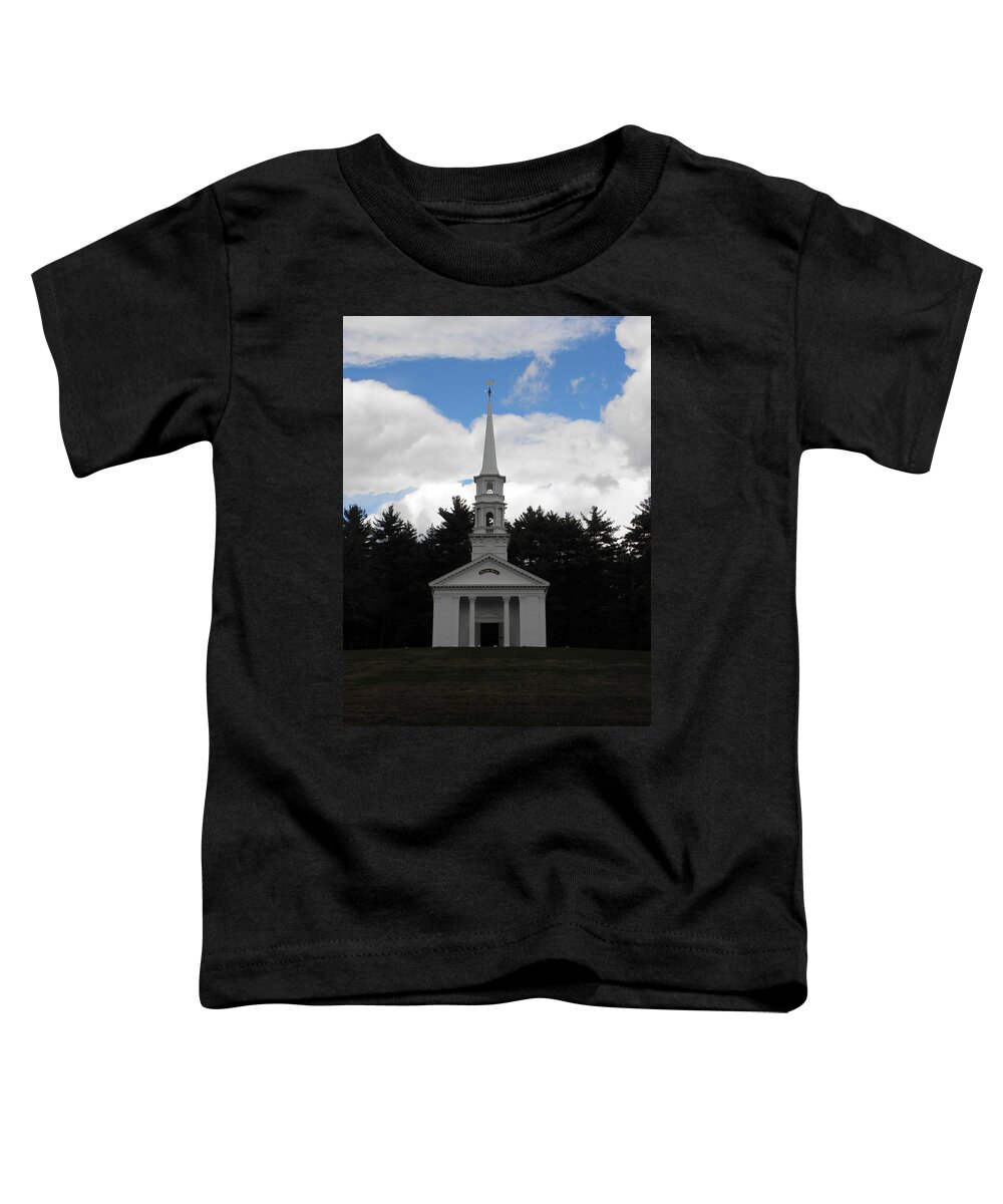Martha Mary Chapel Toddler T-Shirt featuring the photograph Martha Mary Chapel x3 by Kim Galluzzo Wozniak