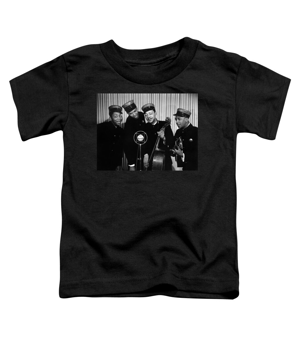 1930s Toddler T-Shirt featuring the photograph Music: The Ink Spots by Granger