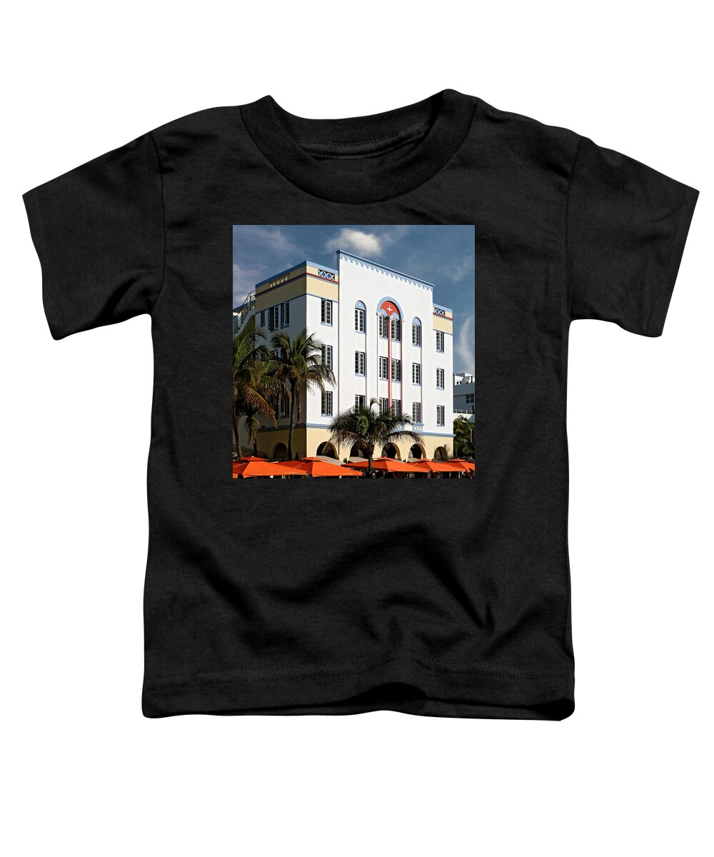Art Deco District Miami Beach Toddler T-Shirt featuring the photograph Ocean's Ten. Miami. FL. USA by Juan Carlos Ferro Duque