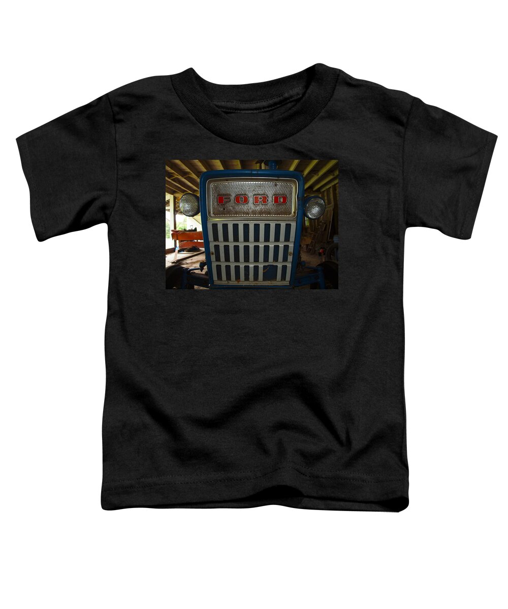 Farm Animals Toddler T-Shirt featuring the photograph Old Ford Tractor by Robert Margetts