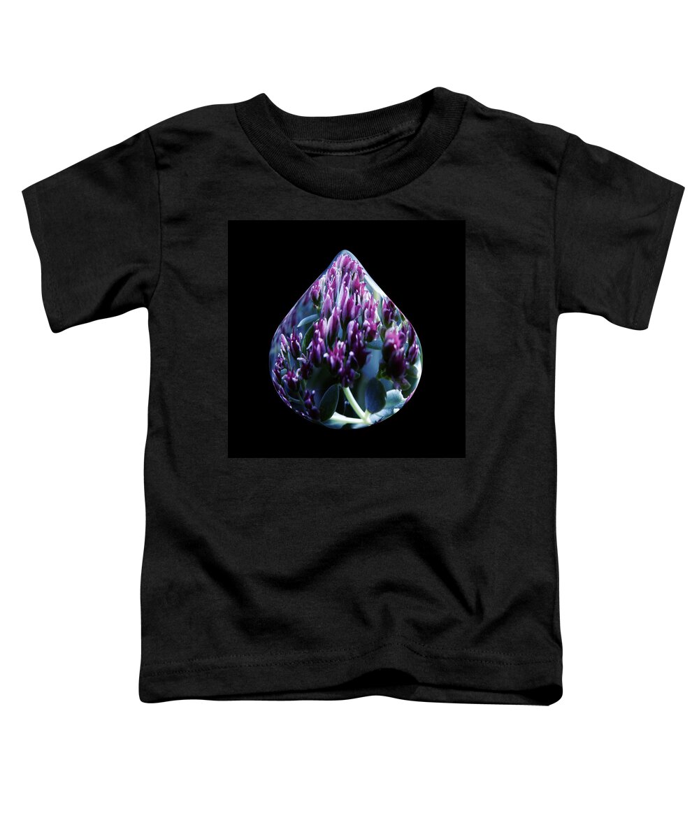 Water Toddler T-Shirt featuring the photograph One Drop of Water by Barbara St Jean
