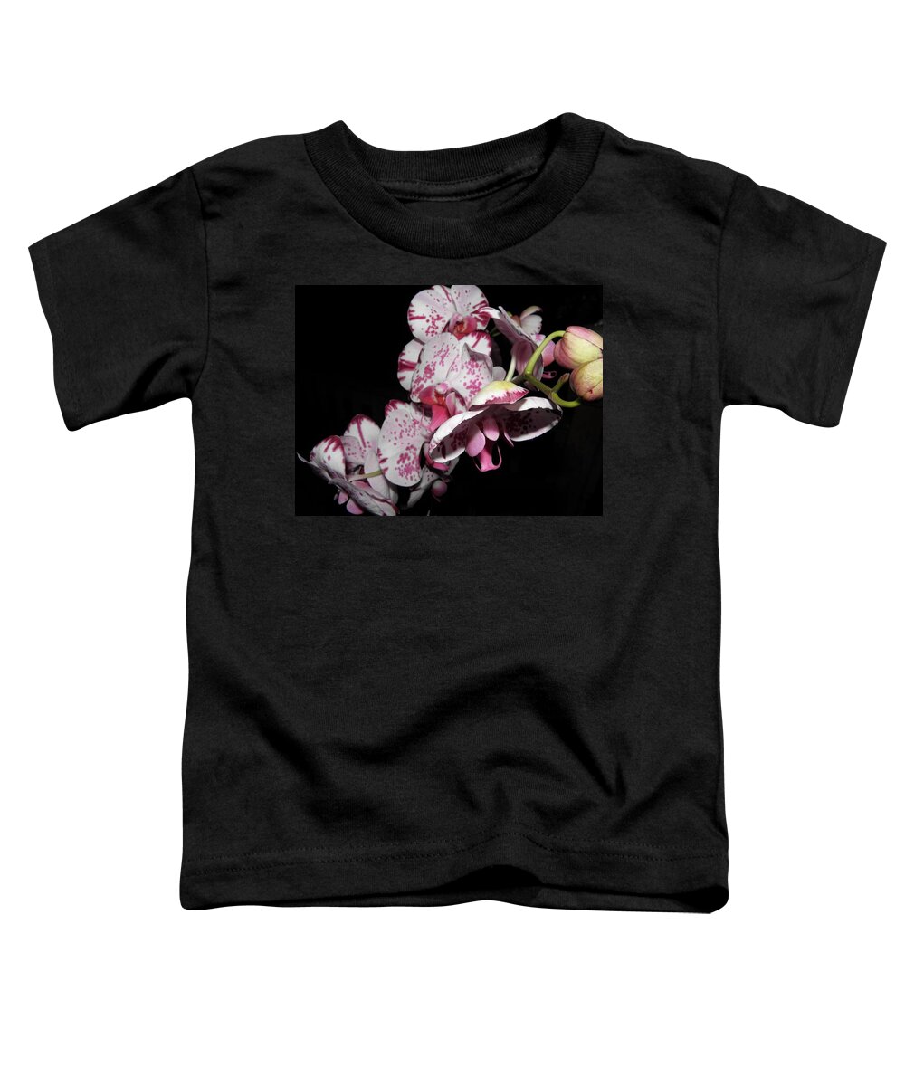 Orchid Toddler T-Shirt featuring the photograph Orchids Gone Wild by Kim Galluzzo