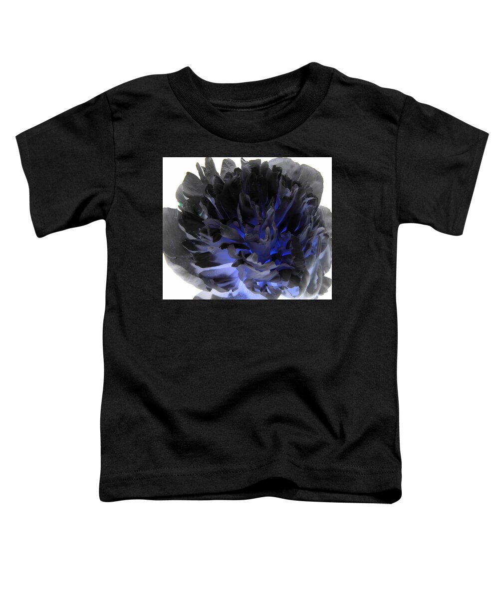 Peony Toddler T-Shirt featuring the photograph Peony manipulation by Kim Galluzzo