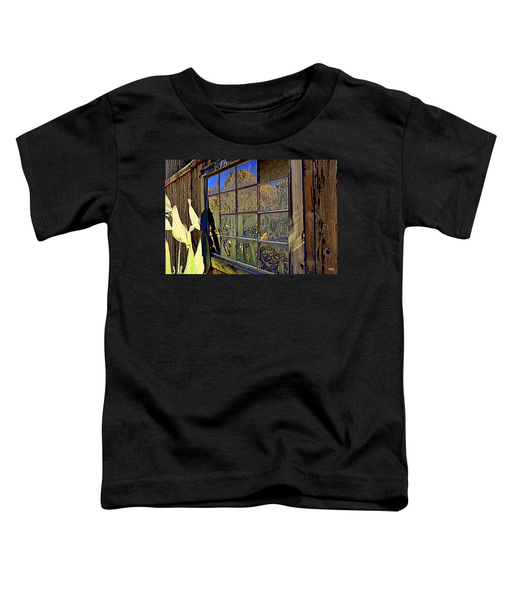 Desert Landscape Toddler T-Shirt featuring the photograph Pure Reflection by Diane montana Jansson