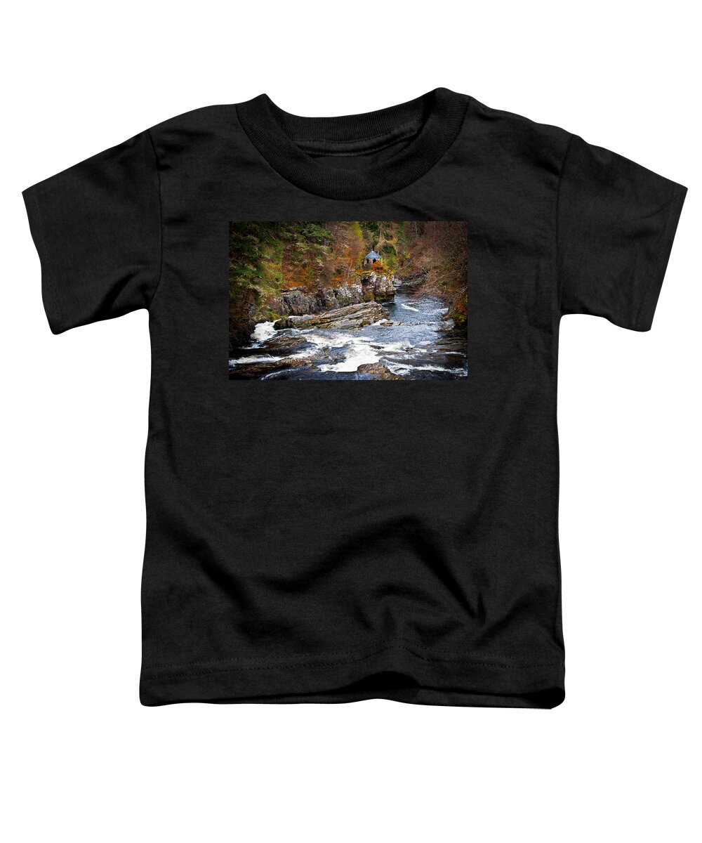 Scotland Toddler T-Shirt featuring the photograph River of Falls by Chris Boulton