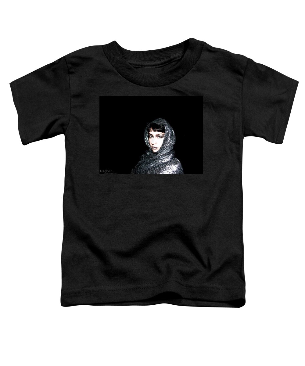 Mysterious Toddler T-Shirt featuring the photograph Silver Lady by B Cash