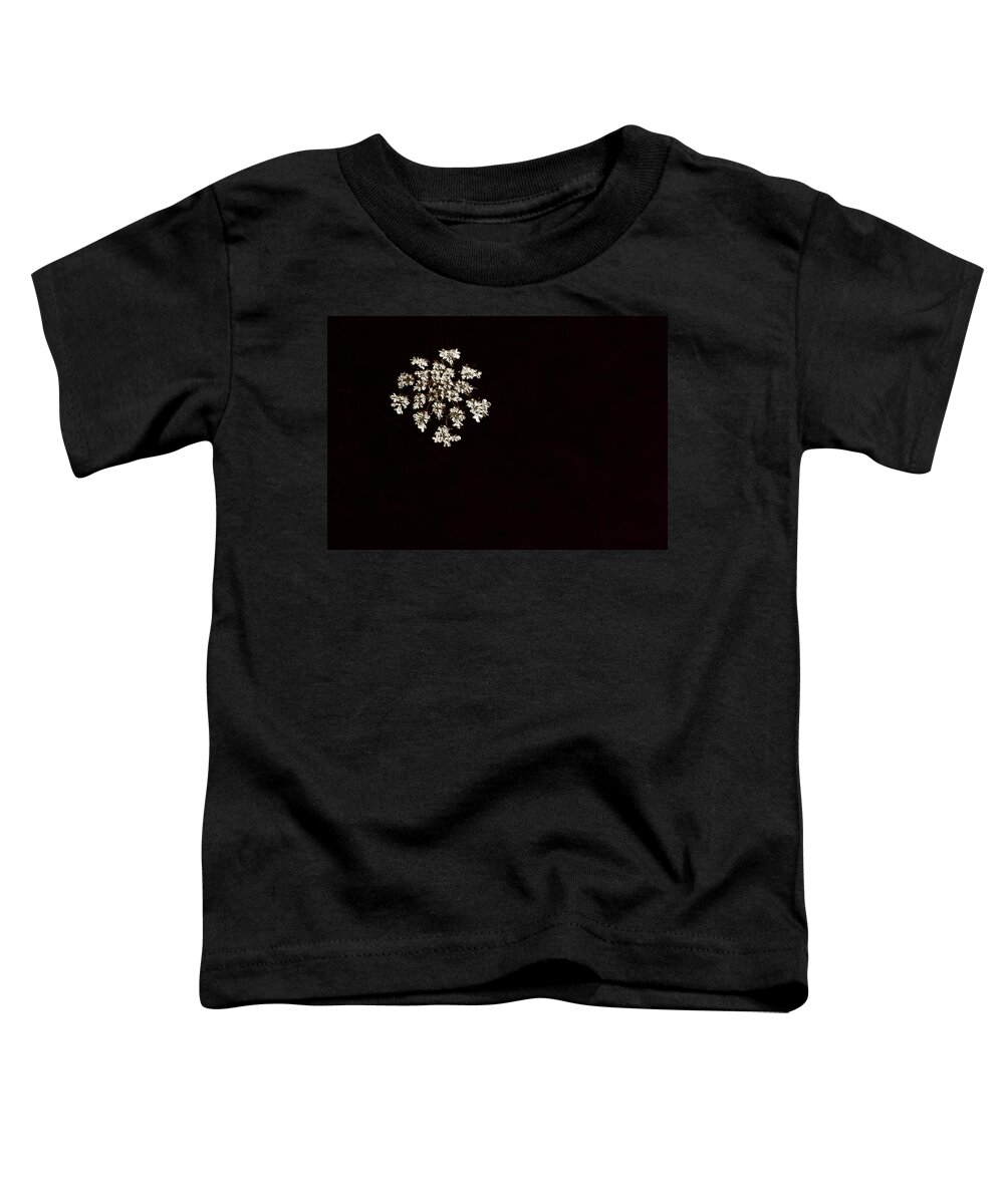 Sepia Toddler T-Shirt featuring the photograph Spotlight Bloom by Lorraine Devon Wilke