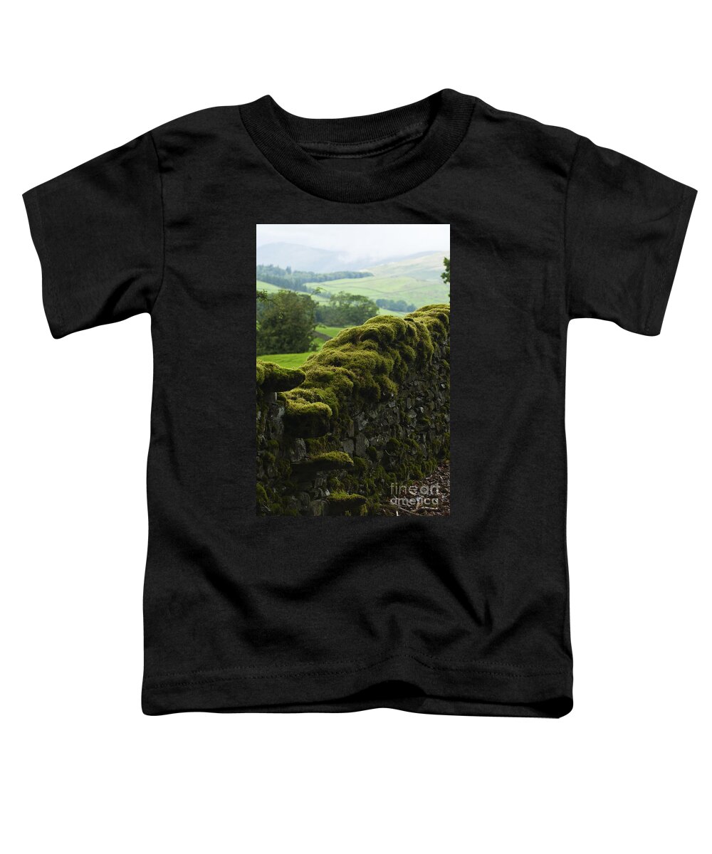 Britain Toddler T-Shirt featuring the photograph Stone wall by Andrew Michael