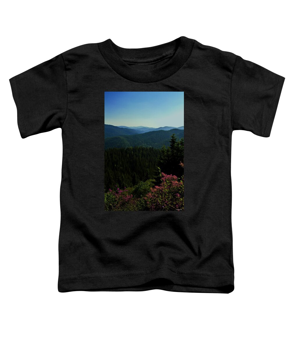 Wildflower Toddler T-Shirt featuring the photograph Summer in The Mountains by Joseph Noonan