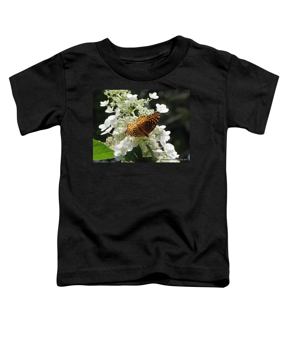 Butterfly Toddler T-Shirt featuring the photograph The Beauty Of Nature by Kim Galluzzo