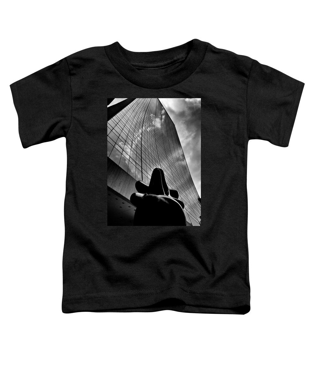 Central Park Toddler T-Shirt featuring the photograph The Bull Never Sleeps by Louis Dallara