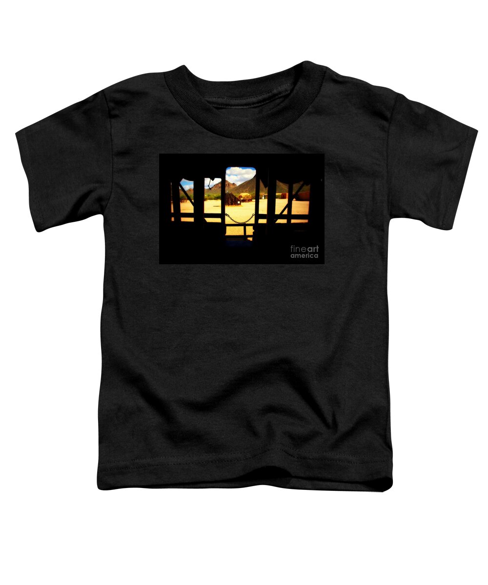 Village Toddler T-Shirt featuring the photograph The Hills in Old Tuscon AZ by Susanne Van Hulst
