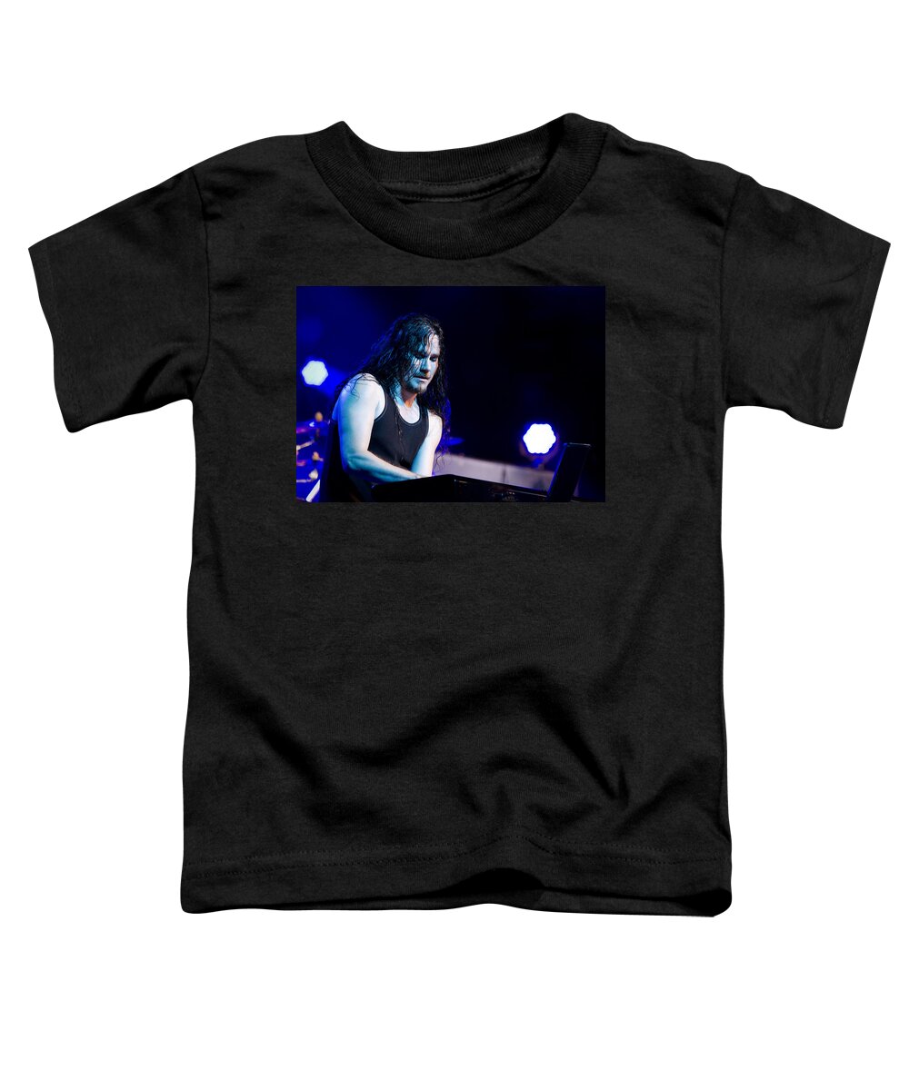 Tuomas Holopainen Toddler T-Shirt featuring the photograph Tuomas Holopainen - Nightwish by Saija Lehtonen