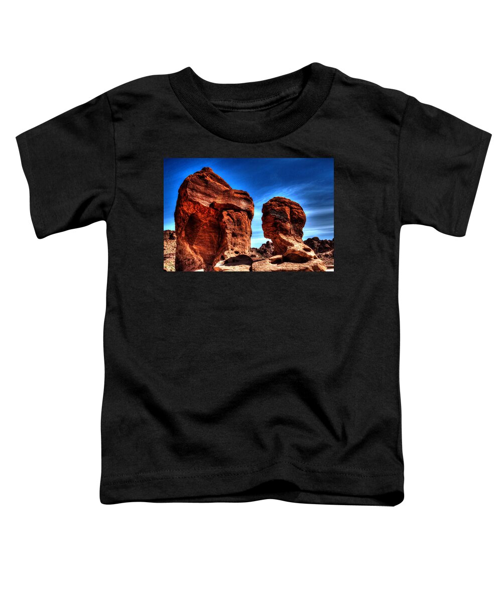Valley Of Fire Toddler T-Shirt featuring the photograph Valley Of Fire Monuments by Jonathan Davison