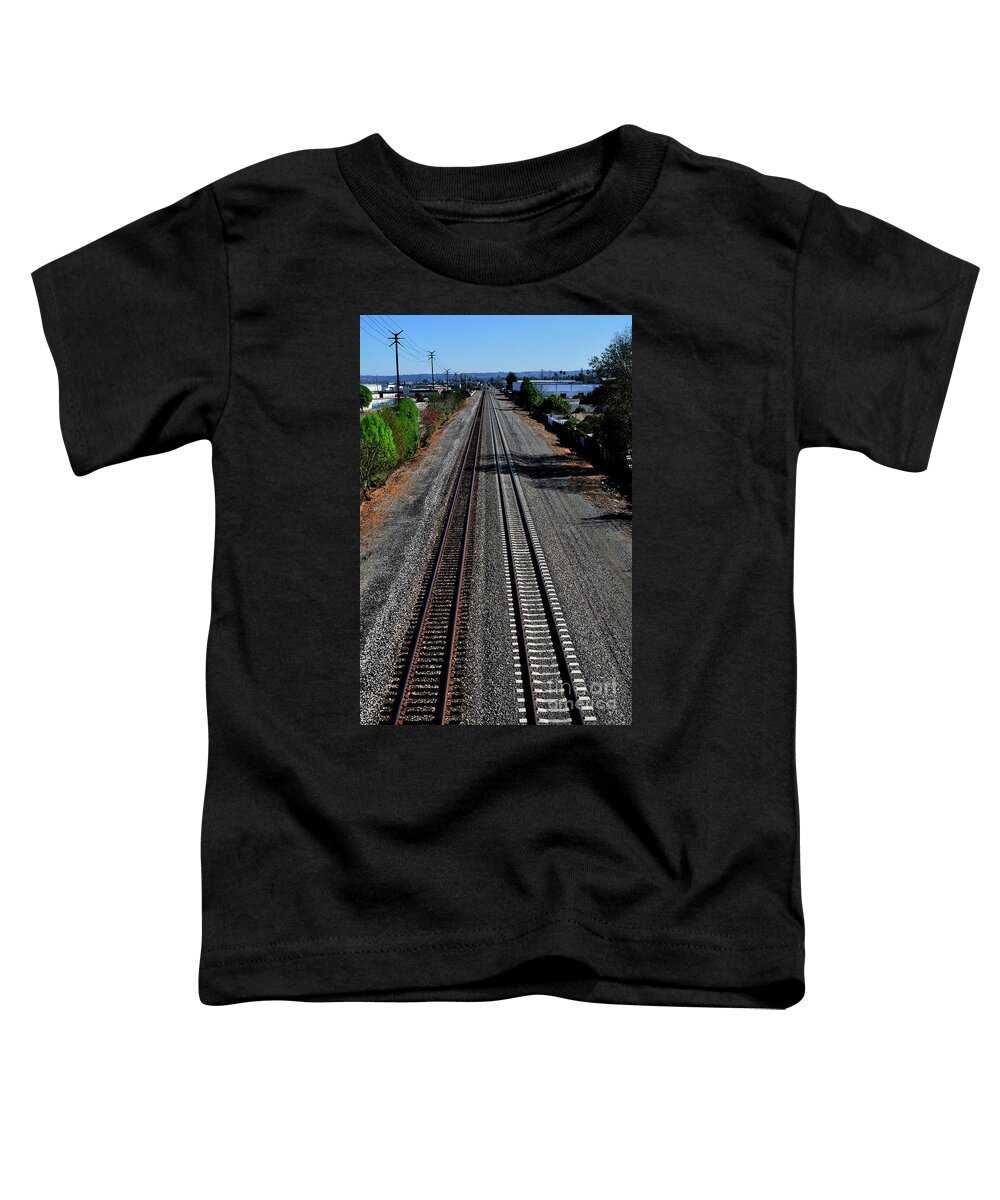 Clay Toddler T-Shirt featuring the photograph Vanishing Point by Clayton Bruster